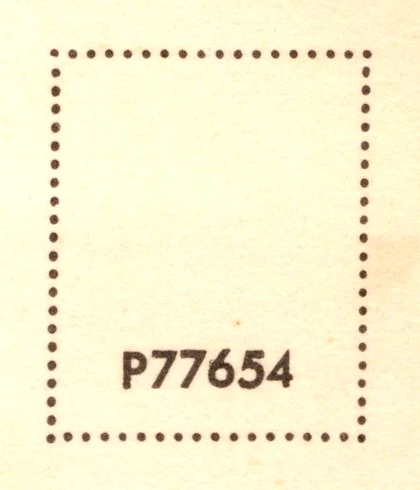 A Colourpicture house stamp box with catalogue number P77654